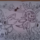 Illustration for article titled iPokémon/i Coloring Books Make for Terrifying Doodles